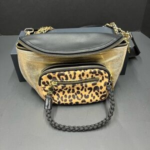 Steve Madden Cliff Animal Belt And Chain